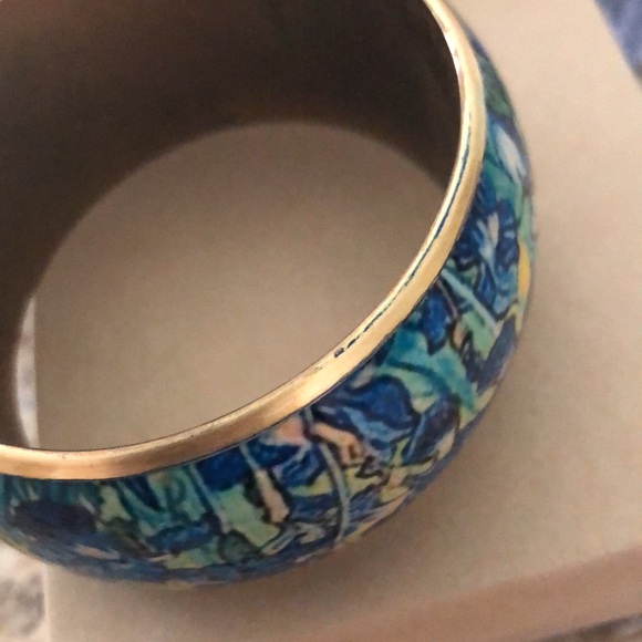 VINTAGE VAN GOGH INSPIRED IRIS BANGLE - Picture 6 of 14